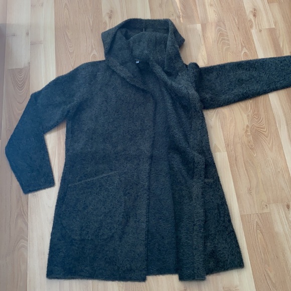 Cyrus Olive Hooded Cardigan / Jacket